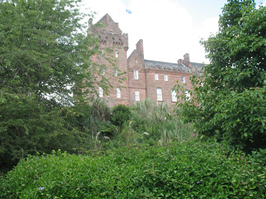 Picture of   Brodick Castle from the walk is shown on this page.