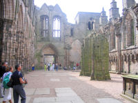 Holyrood Abbey in Edinburgh, Scotland