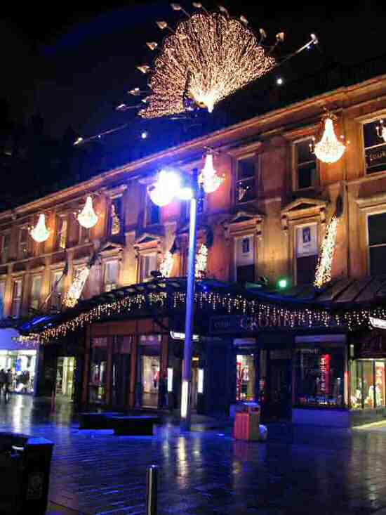 Glasgow Princess Square during Christmas 2005.
