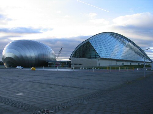 The Glasgow Science Centre and Imax cinema
