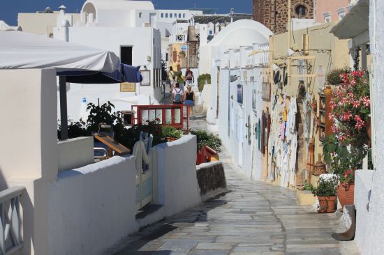 Picture of a Walkway In Oia - Oia, Santorini, Greece