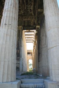View From Further Back  of Temple Of Hephaestus - Athens, Greece