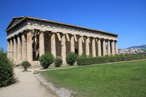 Picture of the View From Front  of Temple Of Hephaestus - Athens, Greece