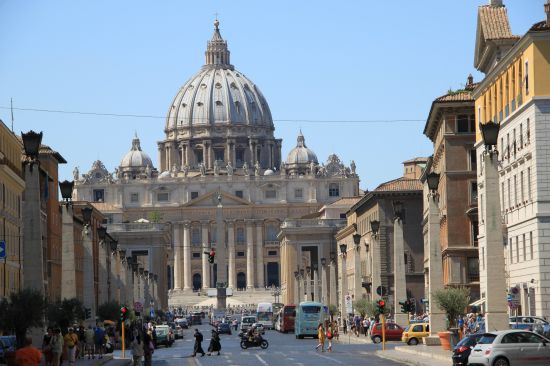   Saint peters Via Della Concilliazione Closer   - Rome, Italy