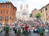 Scalinata Della Trinita dei Monti (Spanish Steps), Rome 