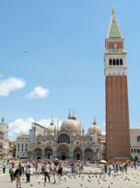 St Mark's Basilica and Campanile , Venice