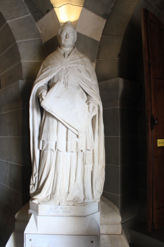   Pope Pius Ix Statue Notre Dame De La Garde Marseille France