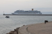   Costa Serena Cruise Ship Leaving Marseille France