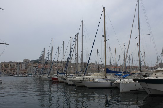   Yachts At The Old Port Of Marseille France