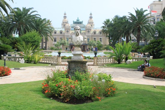   Monaco Casino From Gardens, France