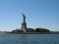 Statue of Liberty from the front, New York, USA