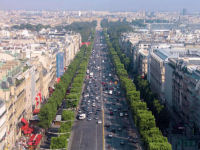 view from top arc de_triomphe