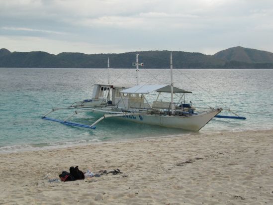 club paradise coron philippines transport boat side picture
