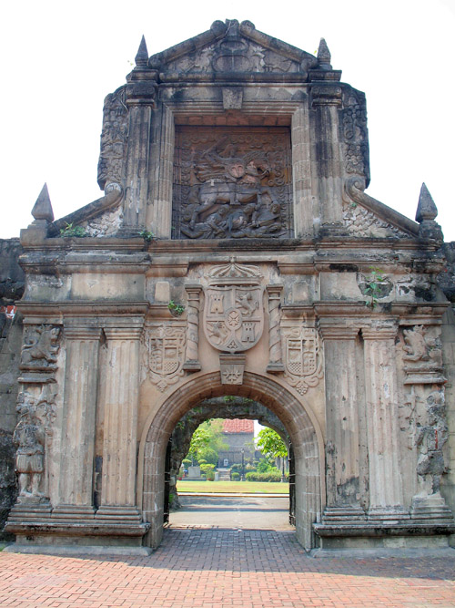 Picture of  The Gateway of Fort Santiago, Manila, The Philippines is shown on this page
