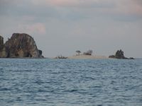 Isla Walang Lang Aw Boat At Island  Picture