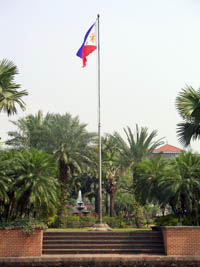 National Flag at Fort Santiago, Manila, The Philippines