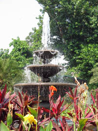 Fountain at Fort Santiago, Manila, The Philippines