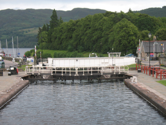 fort agustus caledonian canal gate scotland picture