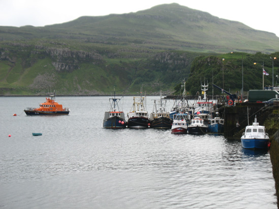 lifeboat portree harbour scotland picture