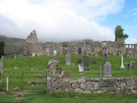 entrance to kilchrist church isle of skye picture