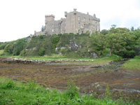 from south west dunvagan castle scotland picture