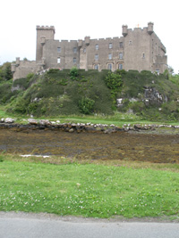from west dunvagan castle scotland picture