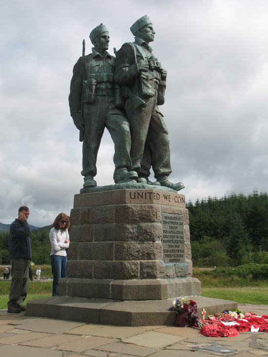 the commando memorial closeup scotland picture