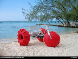 rum point beach water bike