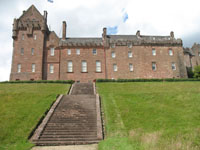 Brodick Castle from the front