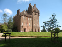A view of the side of Brodick Castle