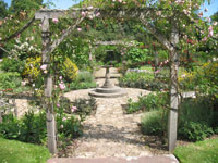 Arbor and Sun Dial in Brodick Castle Gardens