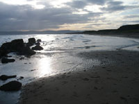 Blackwaterfoot beach with the tide out