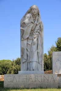   Catharina Da Siena Near The Castel Sant