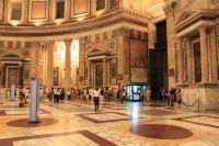   The Entrace To Pantheon   - Rome, Italy