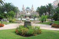   Monaco Casino From Gardens