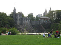 View of Belvedere Castle, Central Park, New York, USA