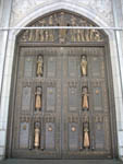 Bronze Door of St Patricks Cathedral, New York, USA