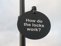 fort agustus caledonian canal sign scotland picture