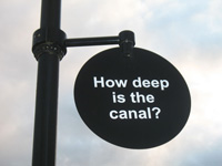 fort agustus caledonian canal sign scotland picture