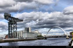 Free Squinty Bridge in Glasgow Wallpaper